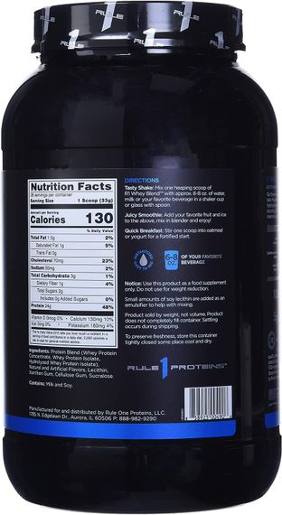 Протеїн Rule One Whey Blend 908 gram ( Vanilla Ice Cream ) | Зображення 2