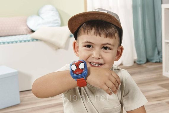 Человек-паук Интерактивные детские часы со Спайдерменом Оригинал VTech Spider-Man Spidey Learning Watch | Зображення 6