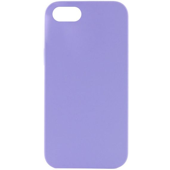 Чохол Silicone Case Full Protective (AA) NO LOGO для Apple iPhone SE (2020) Бузковий / Dasheen