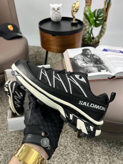 Чоловічі кросівки  Salomon XT-6 EXPANSE Black White весна / літо / осінь А3848 43 27 | Зображення 7