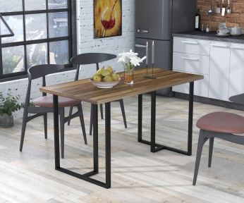 Стол обеденный Loft Design Тетра орех-модена