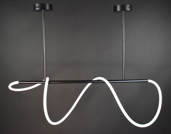 Люстра світлодіодна стельова LED світильник для квартири на стелю лед 27734 Чорний 54-84х35х120 см.