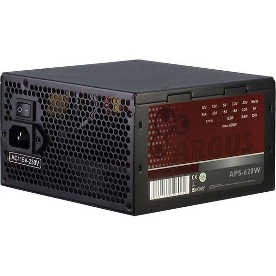 Блок живлення Inter-Tech 620W (APS-620W) | Зображення 1