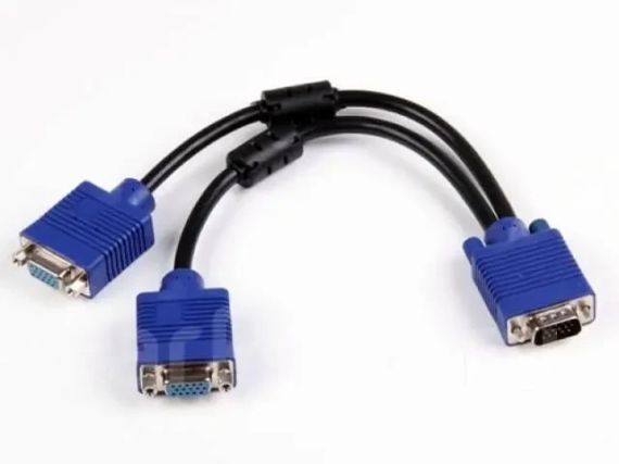 Відео кабель VGA (M) - 2x VGA (F) | Зображення 2