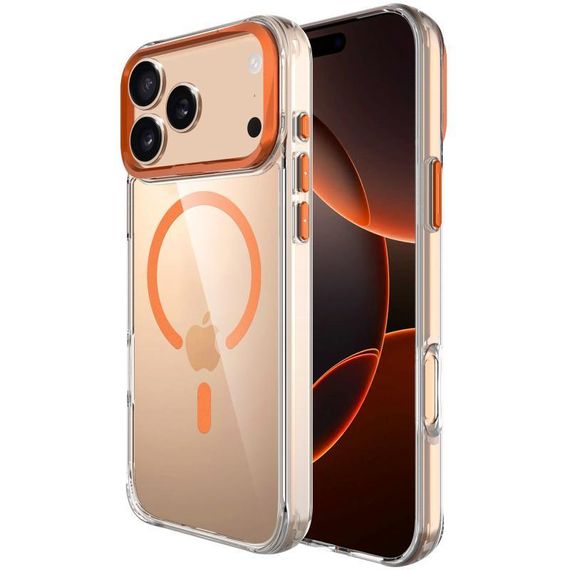 Чехол TPU Space Case Apex with MagSafe для Apple iPhone 17 Pro (6.3") Papaya