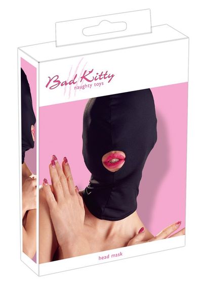 Маска БДСМ Bad Kitty, чорна | Зображення 7