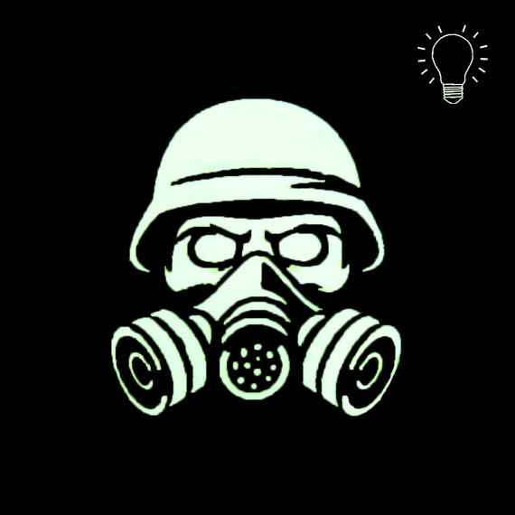 Шеврон Camotec Хім. Солдат (7*8) Піксель/Люмін (9019) | Зображення 2