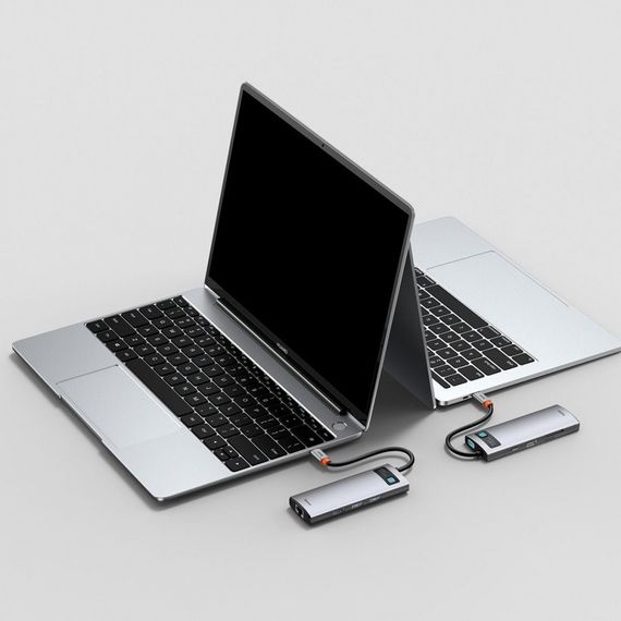 USB-Хаб Baseus Metal Gleam Series 8-in-1 Type-C | Зображення 4