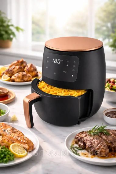 Аэрогриль мультипечь фритюрница Silver Love 8л 2800w