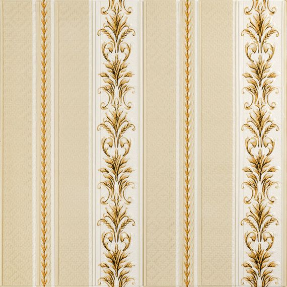 Панель стінова 3D 700х700х4мм Золотий орнамент SW-00001999