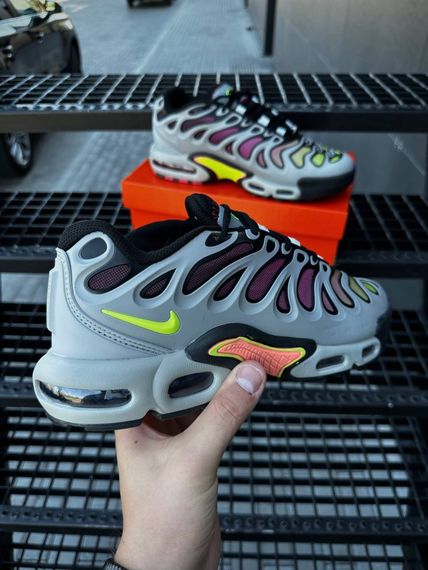 Кросівки Nike Air TN Plus Drift (gray & neon) | Зображення 7