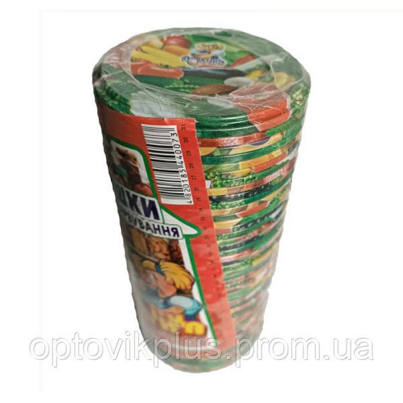 Кришка під закатку, ламінована, "Полінка", 50шт | Зображення 1