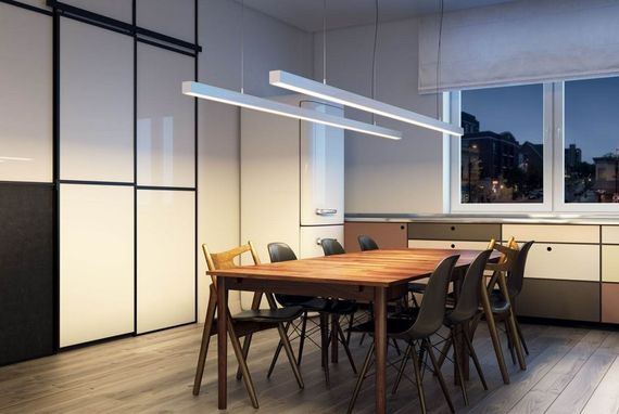 Светильник подвесной линейный LED 24W CW WH (FLF-100) | Зображення 2