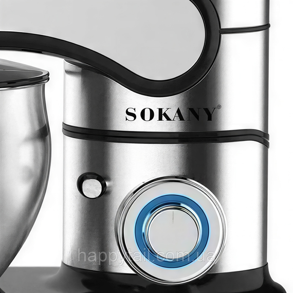 Планетарний міксер Sokany 2000 Вт з чашею 8,5 л 6 режимів SK-05015 | Зображення 2