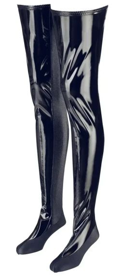 Панчохи лакові з еластичною вставкою sexstyle | Зображення 1