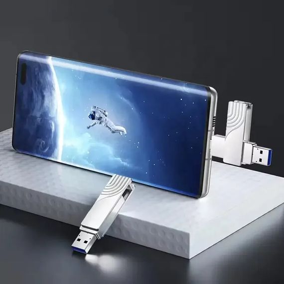 USB флеш-накопичувач з високою швидкістю передачі даних, XPRO BUD3 USB3.0 Type-C 128GB (37591-01_525) | Зображення 2