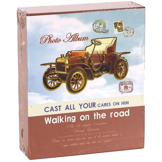 Фотоальбом детский 6669 40 фотографий 10*15см Красный