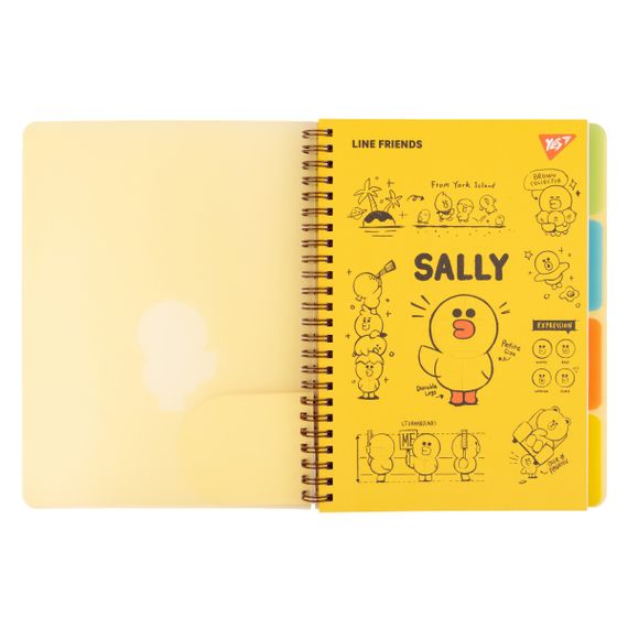Зошит А4 YES Line Friends Sally 765736 80 аркушів | Зображення 2