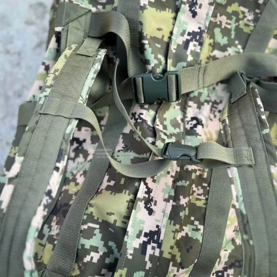 Военная сумка-рюкзак пиксель, 110 л | Зображення 3