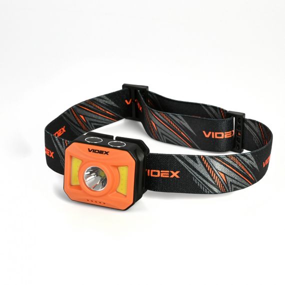 Налобний світлодіодний ліхтарик VIDEX VLF-H085-OR 400Lm 5000K | Зображення 7