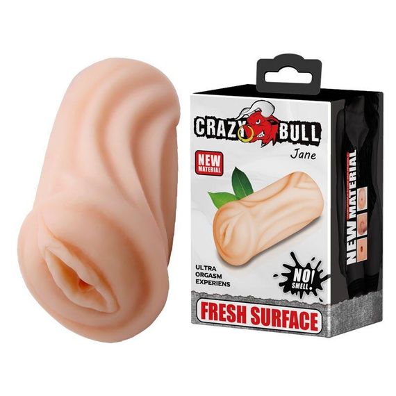 Мастурбатор-Вагіна Crazy Bull "JANE" BM-009157U Sex Aura | Зображення 1