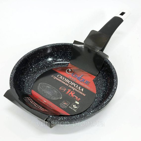 Сковорода для кухаря, Лита сковорода з антипригарним покриттям якісна зручна на кухню VO-85 | Зображення 7