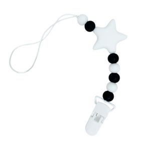 Цепочка для пустышки "Звезда" MGZ-0512(White) силиконовая