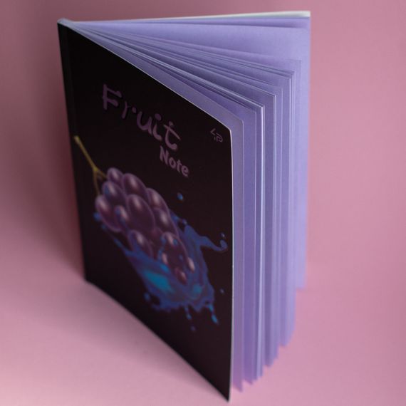 Блокнот 4Profi "Frutti note", violet 40 арк. формат А5 902682 | Зображення 1