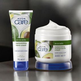Набір 2-в-1 для тіла та рук з олією авокадо Avon Care | Крем для рук + Мультифункціональний крем 3-в-1 Обличчя/Руки/Тіло |