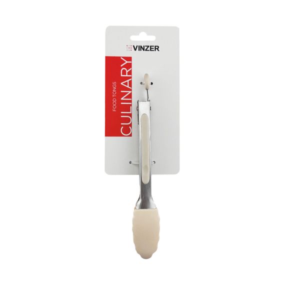 Щипцы кухонные Vinzer Culinary VZ-50676 21х3 см бежевый | Зображення 3