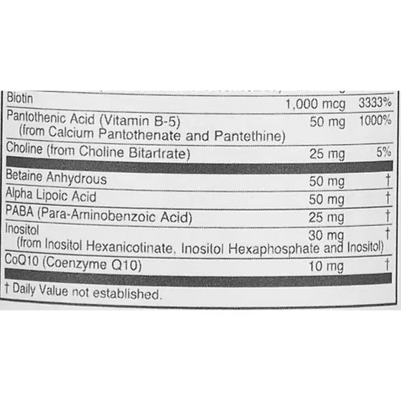 В комплекс Protocol for Life Balance B Complex Neuro Factors 60 Veg Caps | Зображення 2