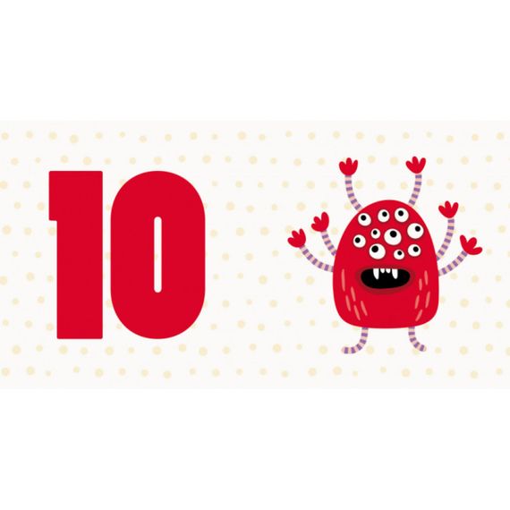 Розвиваючі пазли-половинки "Рахуємо очі монстриків" 975003 з'єднуємо цифри | Зображення 2