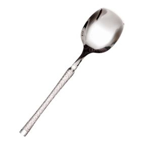 Ложка сервировочная из нержавеющей стали  25.5×6 (см) большая ложка для подачи блюд HP-8-48