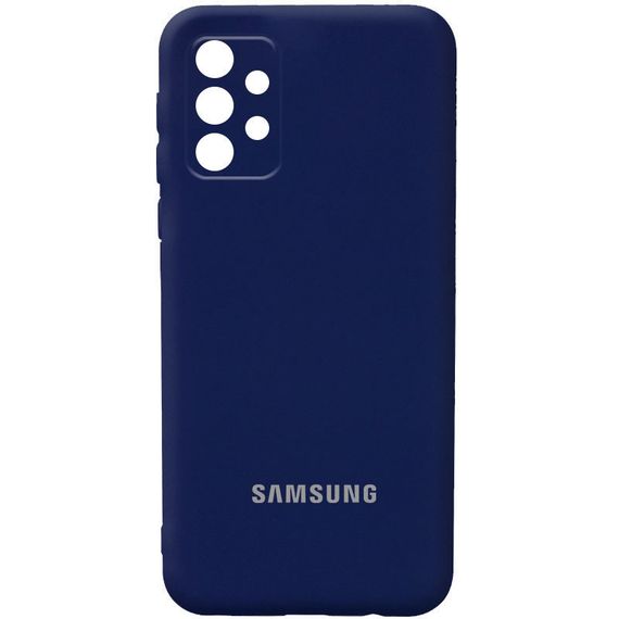 Чохол Silicone Cover Full Camera (AA) для Samsung Galaxy A23 4G, Синій