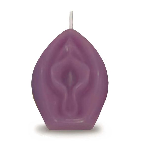 Свічка Eden’s Candle - Vanilla Scented Vagina - Eggplant Sex Aura | Зображення 1