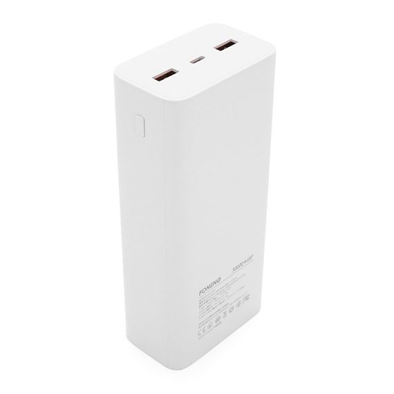 Power Bank FONENG P55 30000mAh, 2*USB+Tepe-C, White, 0.580kg, Box | Зображення 2