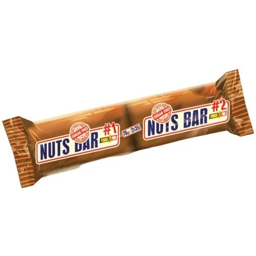 Низькокалорійний продукт Power Pro Nuts Bar 100% Sugar Free 20 х 70 g Карамель и Орех