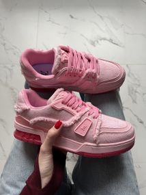 Кроссовки Lou1is Vu1it1ton Trainer Triple Pink 41 26 см
