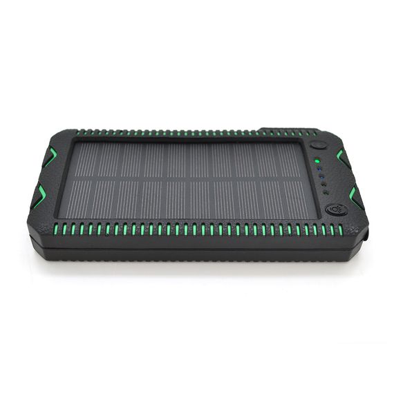 Power bank 30000 mAh Solar,2хFlashlight,5V/200mA, Input:5V/2A(microUSB), Output:5V/2A(2хUSB), rubberized case,