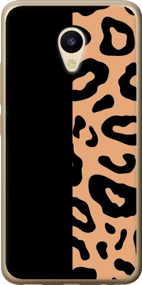Чехол на Meizu M5 Пятна леопарда "4269u-420-17620"