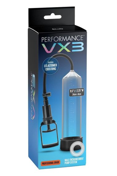 Чоловіча помпа для покращення потенції Blush Performance VX3 прозора sexstyle | Зображення 5