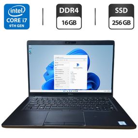 Ноутбук Dell Latitude 5401 / 14" (1920x1080) IPS / Intel Core i7-9750H (6 (12) ядер по 2.6 - 4.5 GHz) / 16 GB DDR4 / 256 GB SSD / Intel UHD Graphics 630 / WebCam б/у