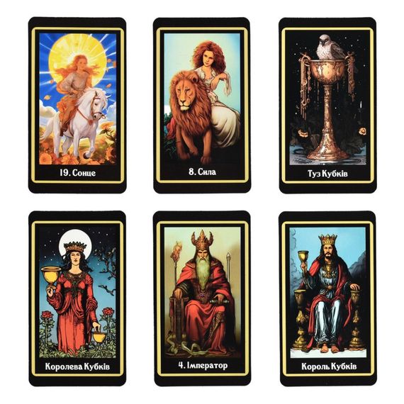 Гадальные карты Таро 30689 карточка со ссылкой на инструкцию 78 штук | Зображення 3
