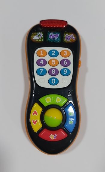 Пульт 7390 UA LimoToy 17,5см,навч(цифр,муз.інстр),муз(укр) в коробці (6903172722012) Чорно-помаранчевий | Зображення 2
