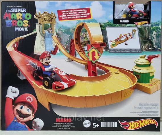 Трек Хот Вилс Супер Марио: Гоночная трасса Конга. Hot Wheels The Super Mario Bros. Movie Track Set | Зображення 6