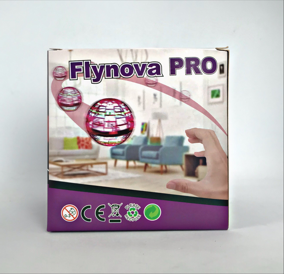 Шар літаюча куля світиться бумеранг м'ячик Boomerag Spinner Fly Nova Pro червоний | Зображення 5