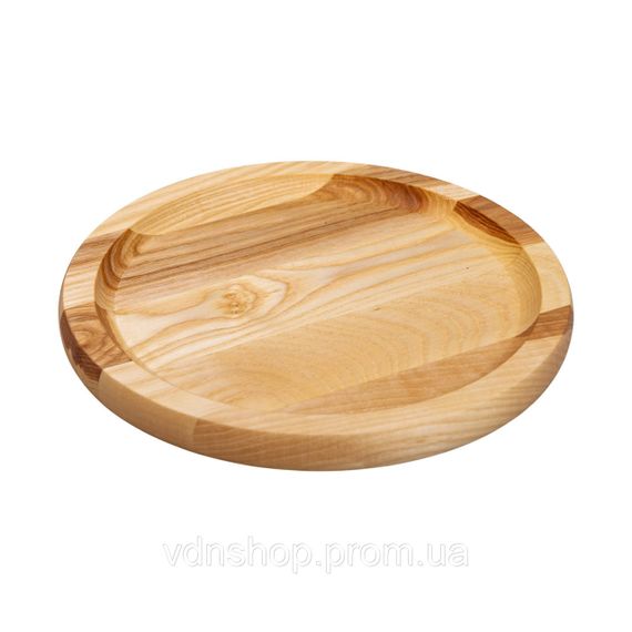 Кругла дошка для сервірування 25 см для подачі нарізок, ясен T2W250 | Зображення 2