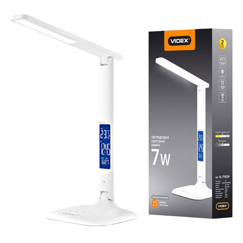 Лампа настільна LED 7W 3000-5500K 220V VL-TF05W Videx