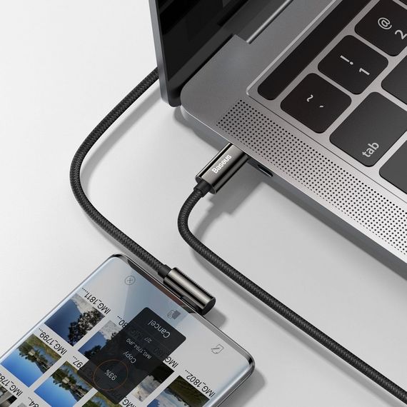 Кабель Baseus Legend Series Elbow Fast Charging Type-C to Type-C 100W (2m) | Зображення 2