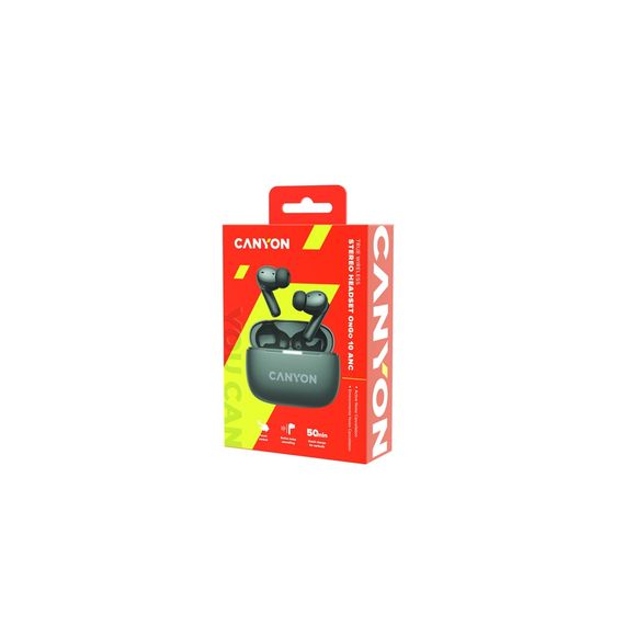 Навушники Canyon TWS-10 OnGo ANC ENC Graphite (CNS-TWS10B) | Зображення 5